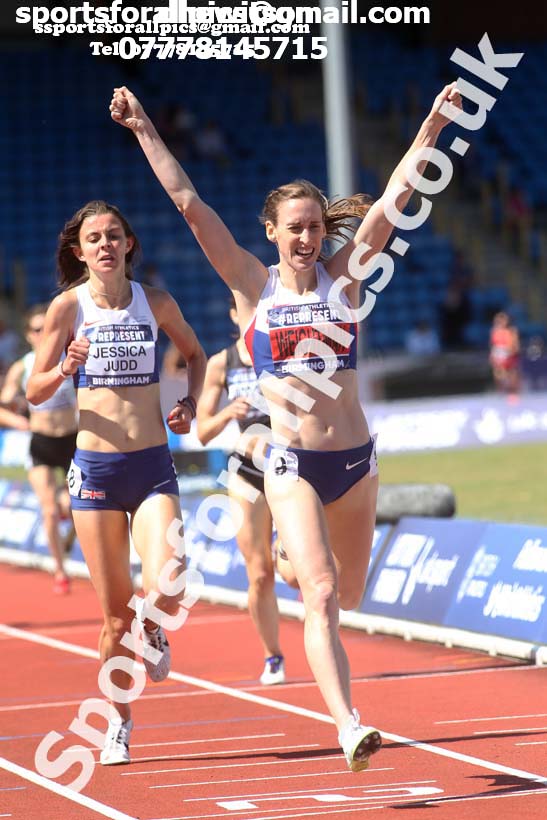 Womens 1500 metres, British World Championship Team Trials, Alexander Stadium, Birmingham